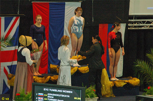 Elena Krasnolutskaya, RUS - Youth European Tumbling Champion 2006