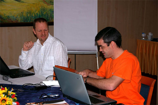 Erik Juhl Mogesen, UEG TRA-TC President, Rui Vinagre, Vice President